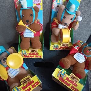 Musical Bear Toy - Brown and Blue